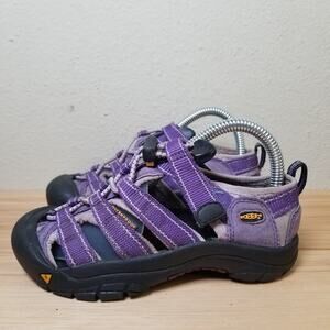 Keen Children's Size 12 Closed Toe Water Shoes Purple Strappy Hiking Sandals